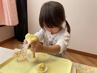 スイートポテト作り