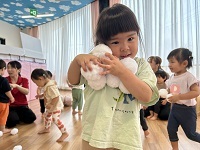 夏の雪あそび①