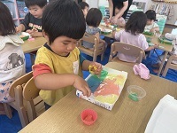 寒天遊び①